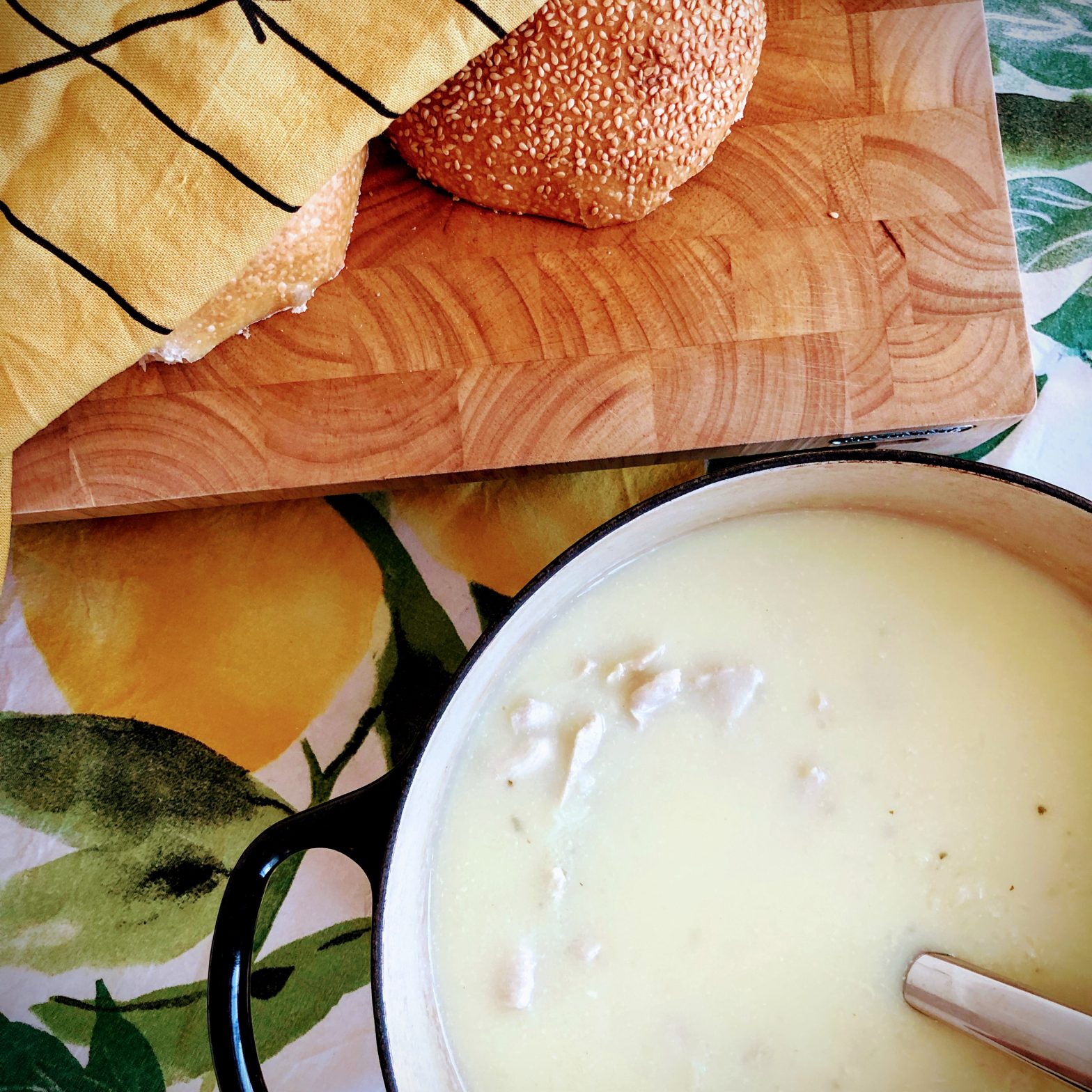 Avgolemono: Greek Egg-Lemon Chicken Soup